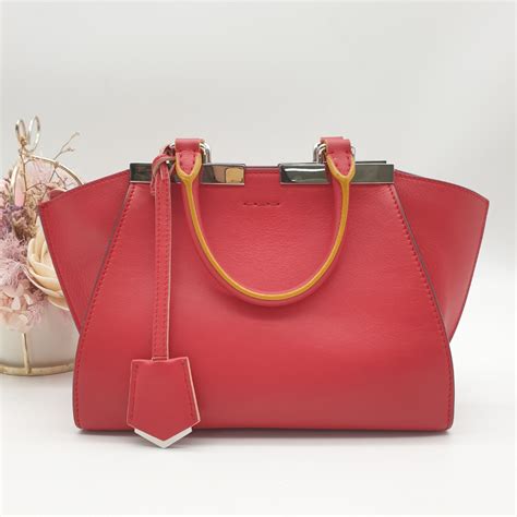 fendi 3jours mini red